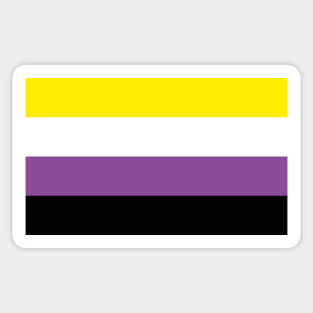 Non-Binary Pride Flag Sticker